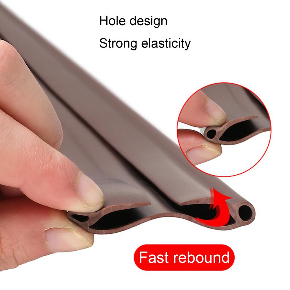 Bande de scellage de porte autocollante en PVC, 96cm, bouchon d'étanchéité sous la porte, étanche, haute élasticité, fournitures d'amélioration de l'habitat
