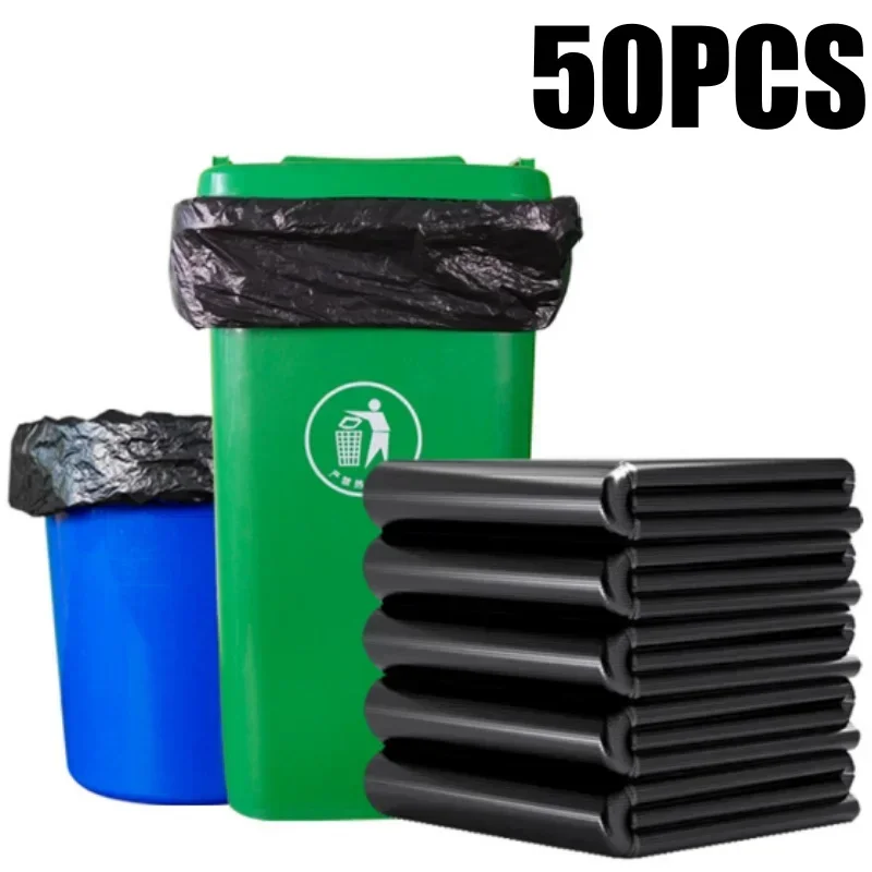 Extra grote, dikke zwarte vuilniszakken met platte bovenkant, schoonmaakzakken, zware plastic vuilniszakken voor commercieel gebruik, keukenafval en buitenafval.: 7080cm / Lichtgrijs