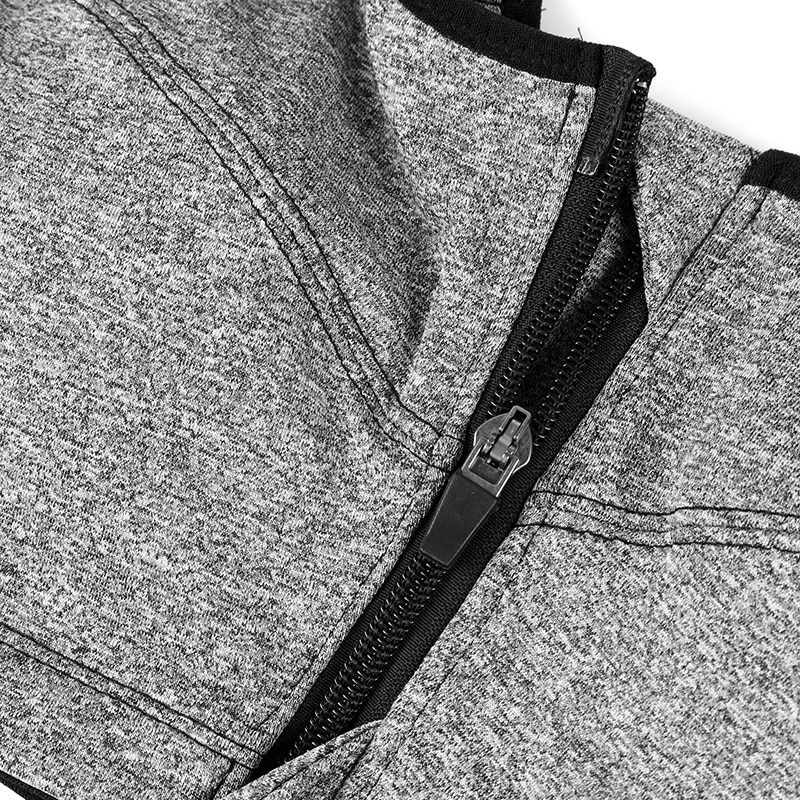 Wanayou 2xl-5xl plus size sports-trenings-bh'er, push-up bh-er med glidelås for kvinner, polstret trådløs støtsikker yogavest-sportstopper