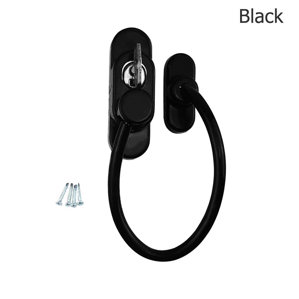 Window security Locks Children Protection Lock Stainless Steel Refrigerator Freezer Lock Baby Safety Infant Security Window Lock