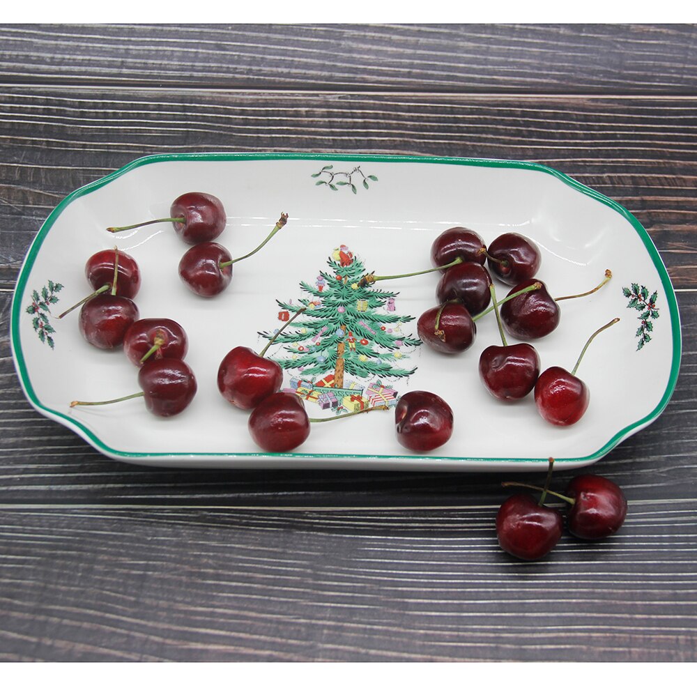 1 Pcs Europese Kerstboom Plaat Diner Plaat Steak S... Grandado