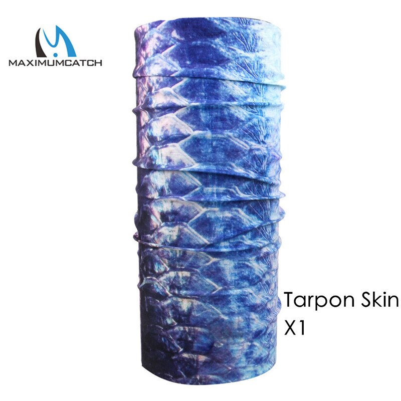 Maxcatch erikoistarjous 23 väriä kalastuspäähineet huivi kalastushuivi: Tarpon skin 1