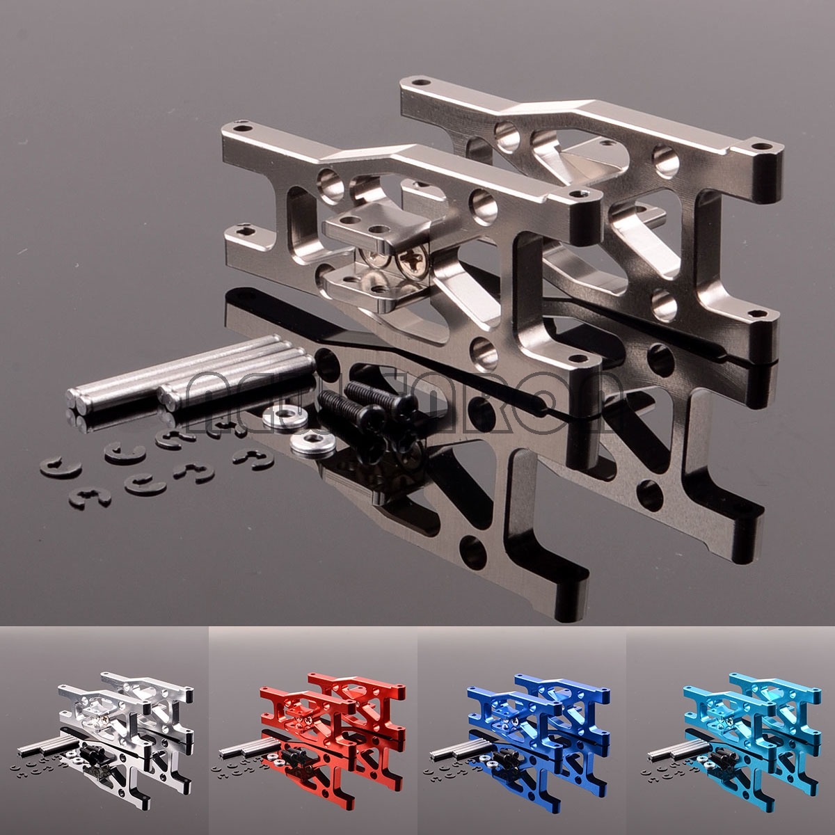 Brazo oscilante inferior delantero de aluminio ENRON 2P, 959, 03, para RC Wltoys L969, L979, L202, L212, L222, K959, L959,