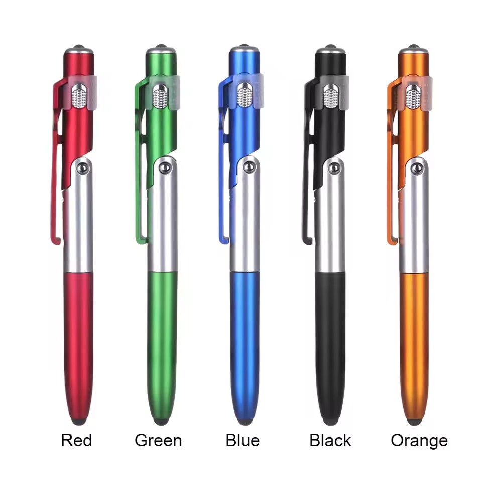 CHANGYUE 4-in-1 pen voor touchscreen-apparaten met LED