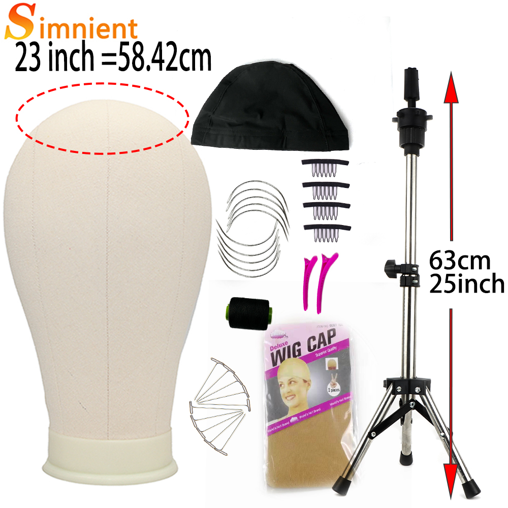 Cabeza de maniquí con trípode para hacer peluca, sombrero, gafas, máscara, exhibición, cosmetología, cabeza de maniquí para práctica de maquillaje, Kit de instalación de peluca: Gris claro