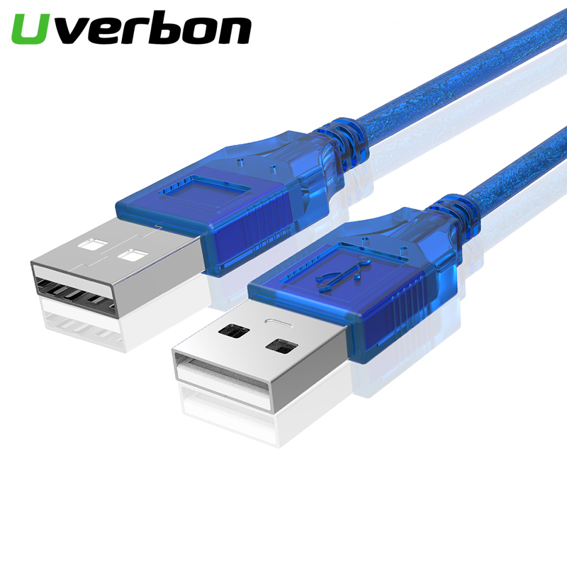 Usb 2.0 Extension Cable Type A Male Naar Male Data Transfer Kabel USB2.0 Cord 1FT 5FT 10FT Voor Radiator Auto luidspreker Harde Schijf