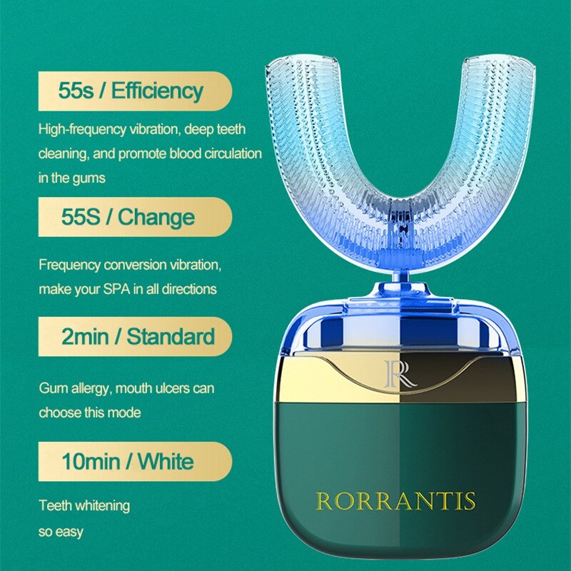 Rechargeable USB Electric Tooth Brush Ultrasonic TeethBrush 360 Degrees Toothbrush for Children Adult