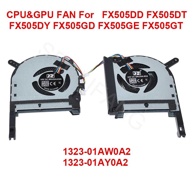 For FX95D FX86 FX95G Cooling fan FX505DD FX505DT FX505DY FX505GD FX505GE FX505GT CPU GPU FX705G FX505D Cooling Fan