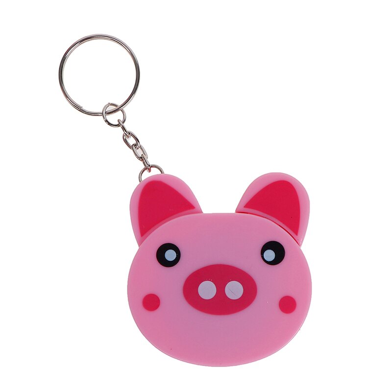 1 Meter Long Animals Roll Automatic Stretch Ruler Stationery Sewing Measure Ruler: PK