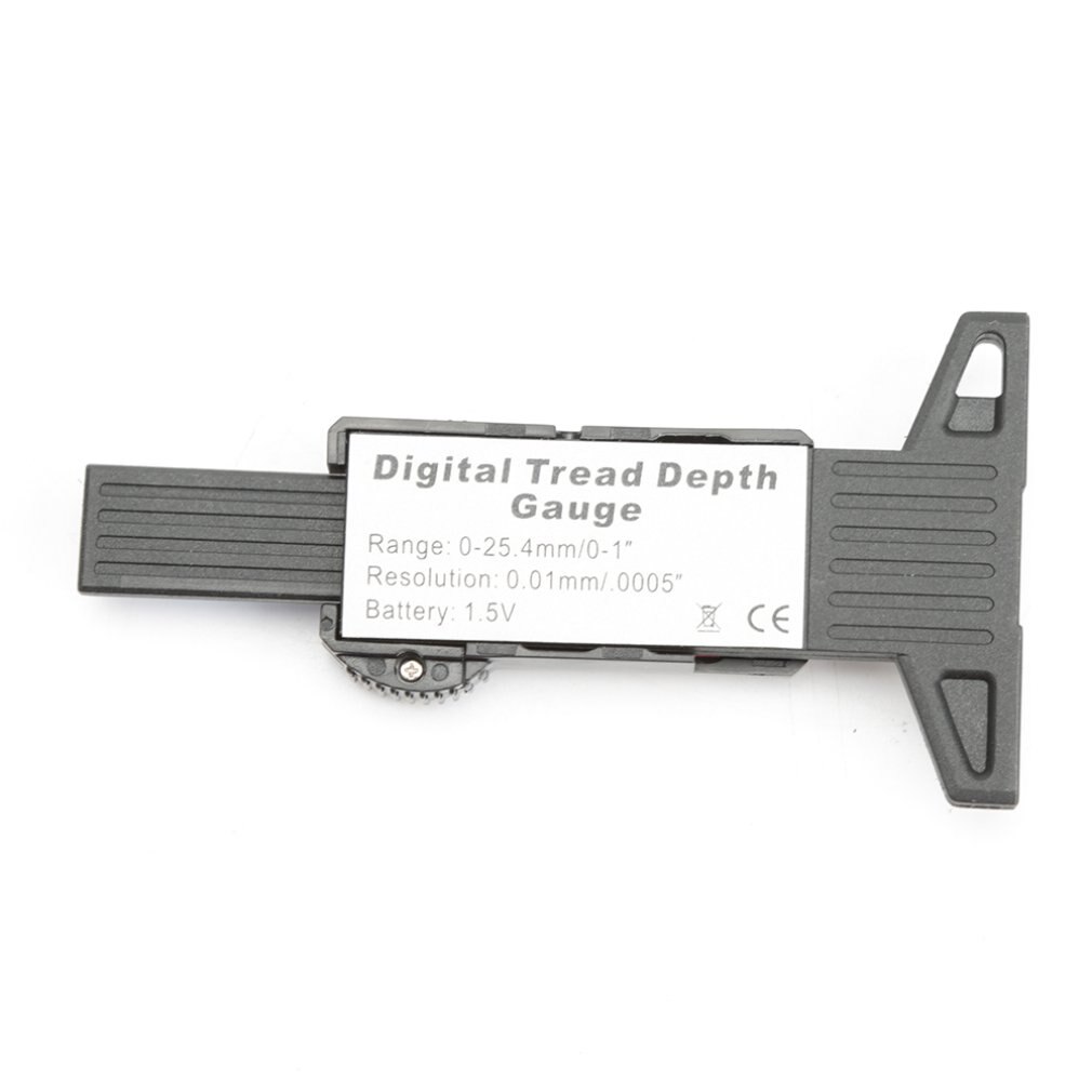 High-Precision Electronic Digital Display Tread Depth Gauge Tread Gauge Depth Vernier Caliper Gauge 0-25Mm