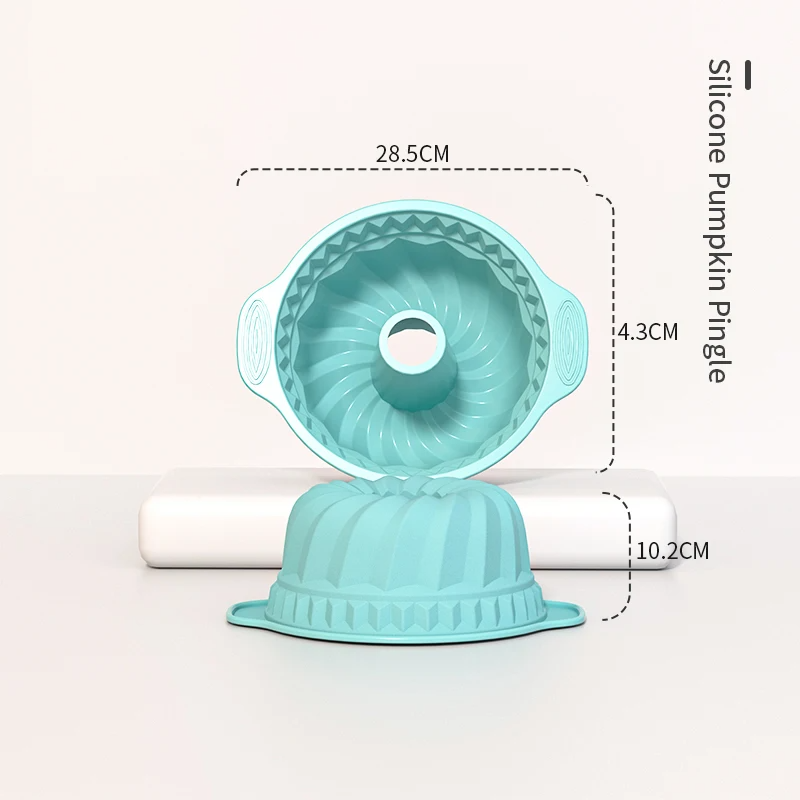 Molde de silicona para tartas Resistente a altas temperaturas Molde antiadherente para tartas de gelatina Molde de repostería reutilizable Herramientas de cocina para hornear: Borgoña