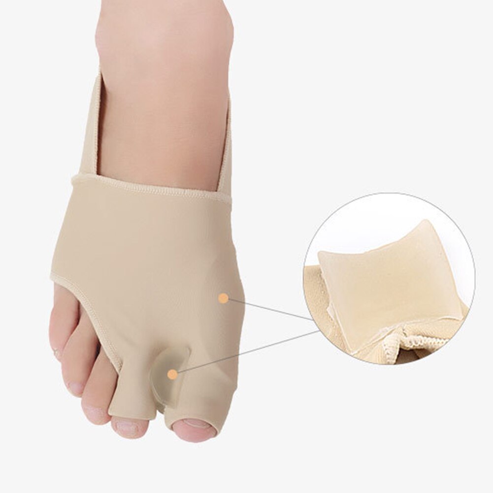 Korjaaja hallux valgus jalkatuki hihnanauha 2 kpl kahden varpaan kohdistus varvas valo ortopedinen säätö iso varpaiden erotin