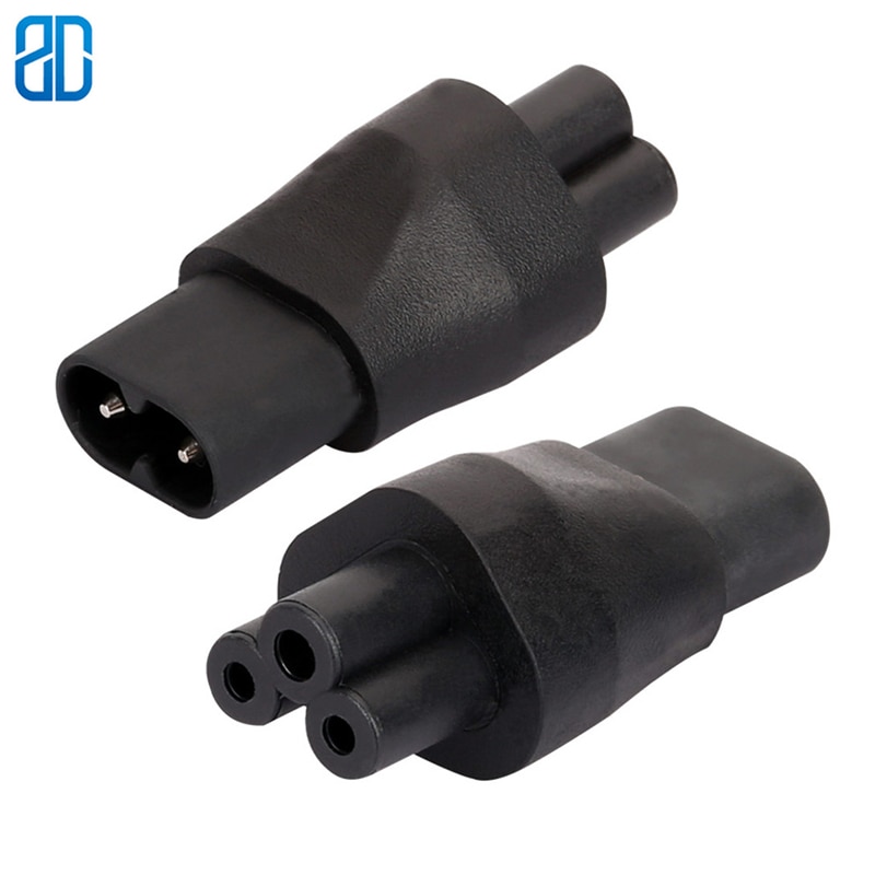 C5-C8 IEC 320 C5 to C8 AC Adapter, IEC 3Pole Female to 2Pole Figure 8 Male Power Adapter