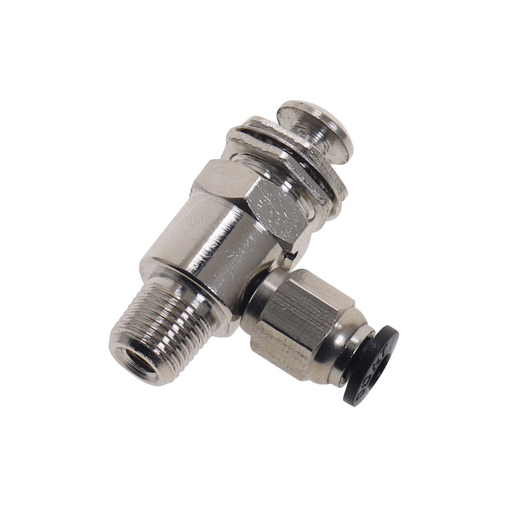 Válvula de escape mecánica neumática de aire TAC-3P, 2 posiciones, 3 vías, M5, hembra, 1/8 ", botón de rosca macho, válvulas con Fiitting