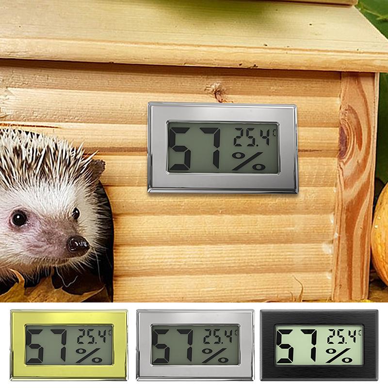 Humidor Igrometro Misuratore di umidità accurato Misuratore di temperatura digitale portatile per interni Misuratore di temperatura e umidità per scatole di vino