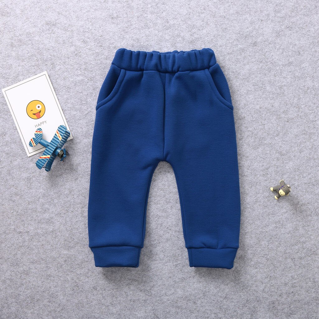 Pantalones de bebé niños niñas dibujos animados tiburón lengua Harem gruesos pantalones cálidos bebé Niño Pantalones Pantalon Bebe