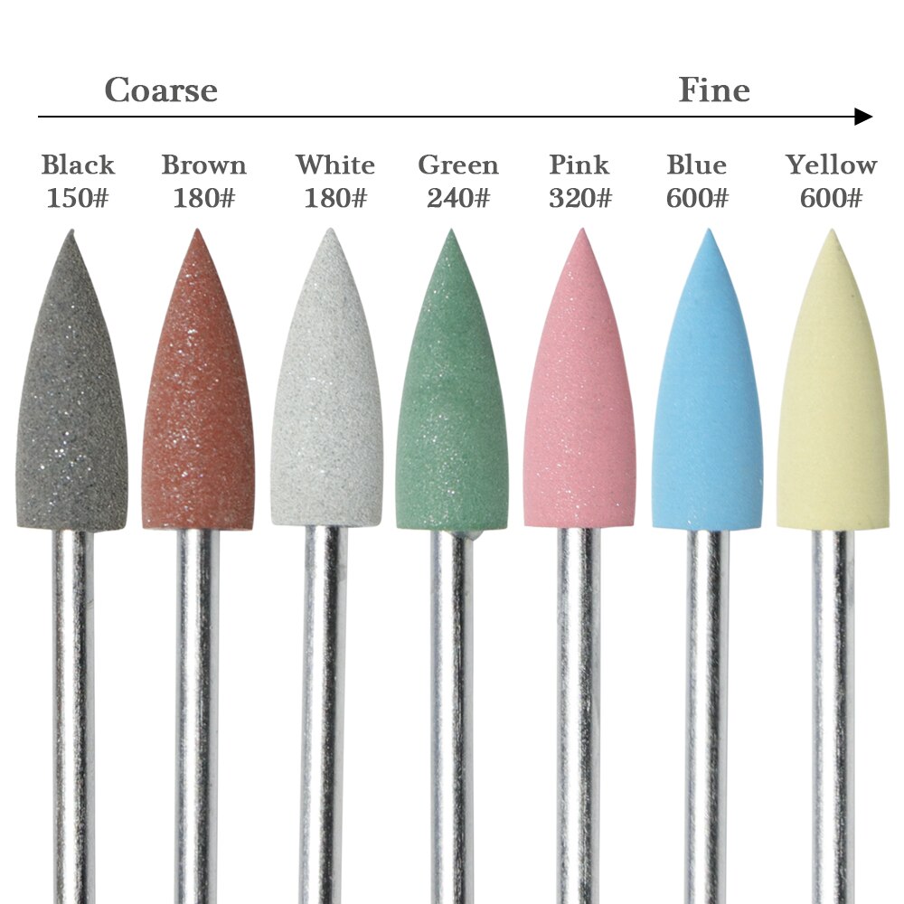 1 Uds. Brocas para uñas cortador de silicona para limas de manicura, rebabas eléctricas para pulir uñas, accesorios herramientas BEGJ01