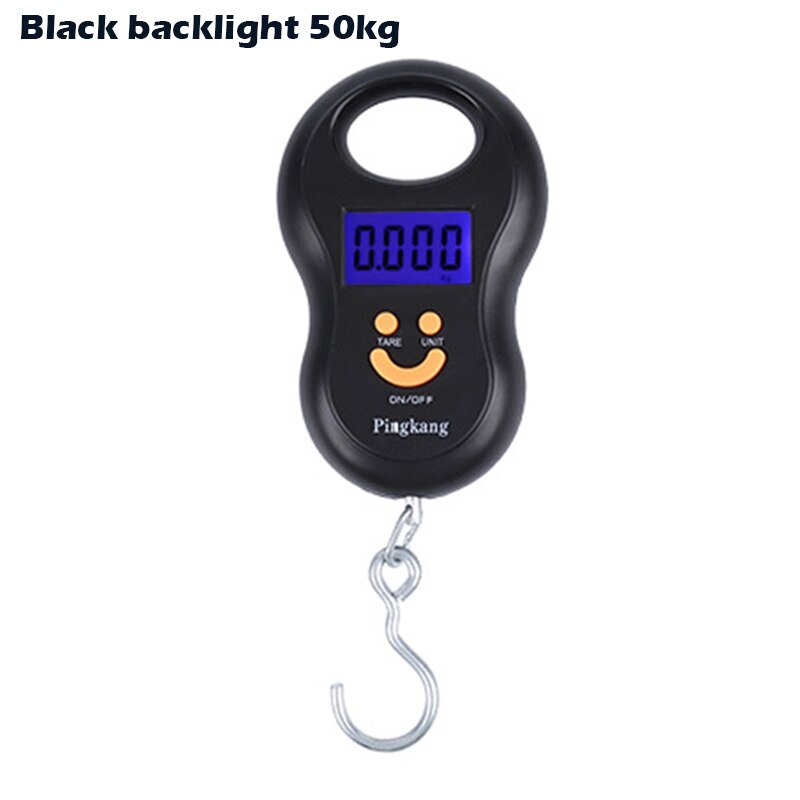 50kg X 10g Mini Digital Waage Für Gepäck Angeln Reise Gewichtung Steelyard Hängen Elektronische Haken Skala Küche Gewicht werkzeug: A2-50kg