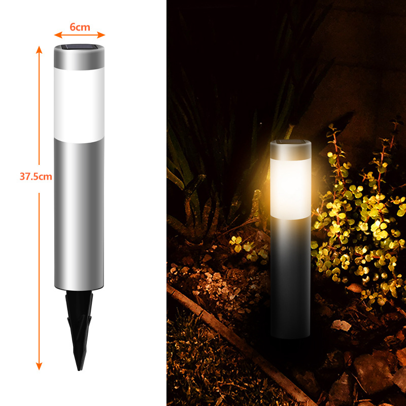 Luces solares para jardín al aire libre, luces LED cilíndricas, luces de tubo largo, luces de jardín, luces enchufables impermeables: changeable / 16-20 W