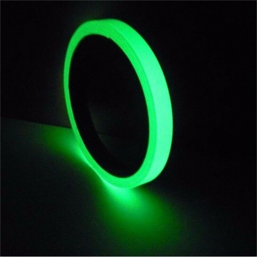Wall Sticker DIY Glow In The Dark Luminous Fluorescent Night Self-adhesive Safety Sticker Tape Home Decoration_czh