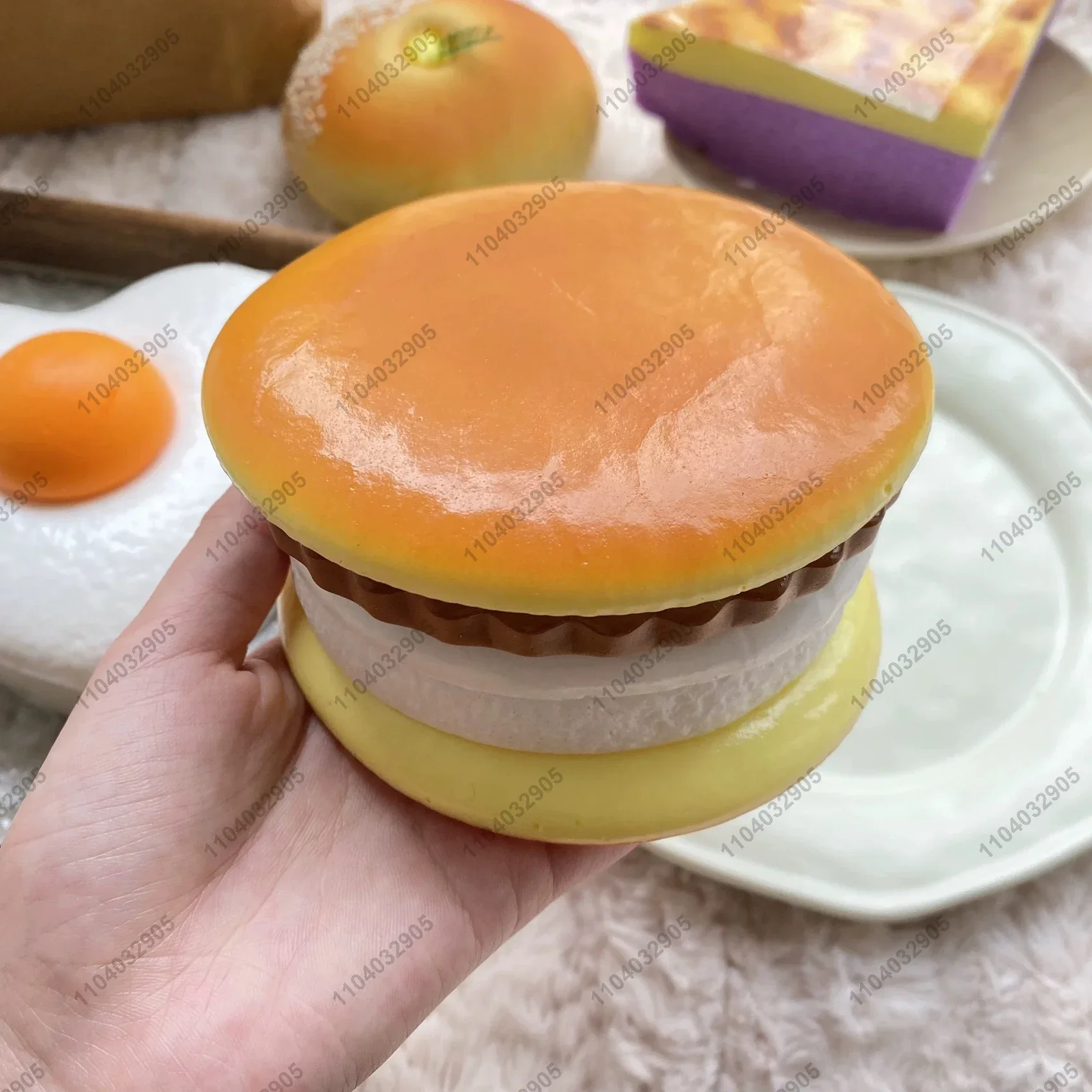 Brood Cake Toast Squishy Langzaam Stijgende Bakkerij Collectie Squishy Langzaam Rebound Squeeze Speelgoed Anti Stress Release Hand Relax Speelgoed