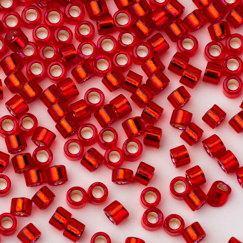 Taidian miyuki delica frøkugler 11/0 krystal 1.3*1.6mm perler smykker perle håndværksartikler til indfødte miyukiaddict 5g ca. 1000 stk.: Db602