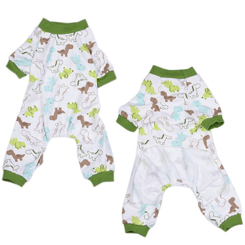 Dog Cotton Pajamas Sleepwear Small Dog Soft Clothes Pet Jumpsuit Coat Apparel