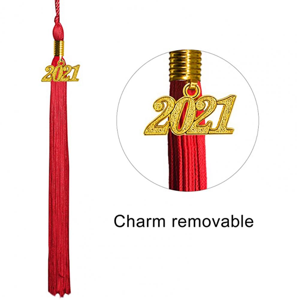 Graduation Hat Unisex Decorative Polyester Adult Graduation Tassel Cap for Bachelor Graduation Ceremony Party Supplies