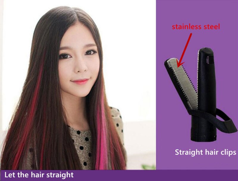Multifunktionel hårtørrer 7 in 1 føntørrer hårtørrer hårstilsværktøj med hel luftdyse hårtørrerbørste 45d