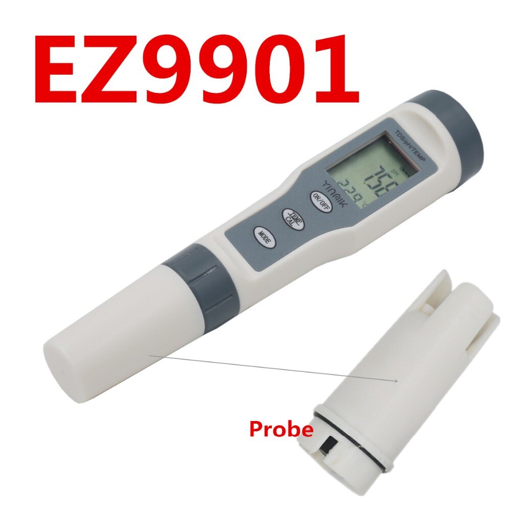 pH meter probe Electrode for digital 3 in 1/4 in1 tds ec ph temp tester 40%off