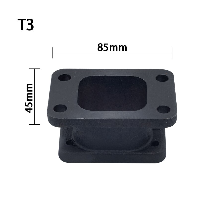 Adaptateur de CONVERSION d'échappement | À bride en acier inoxydable T25 à T3 TURBO chargeur de collecteur pour le soudage