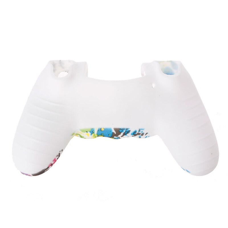 Anti-Slip Multicolor Siliconen Guards Cover 2 Joystick Caps Voor 4 PS4 Controller