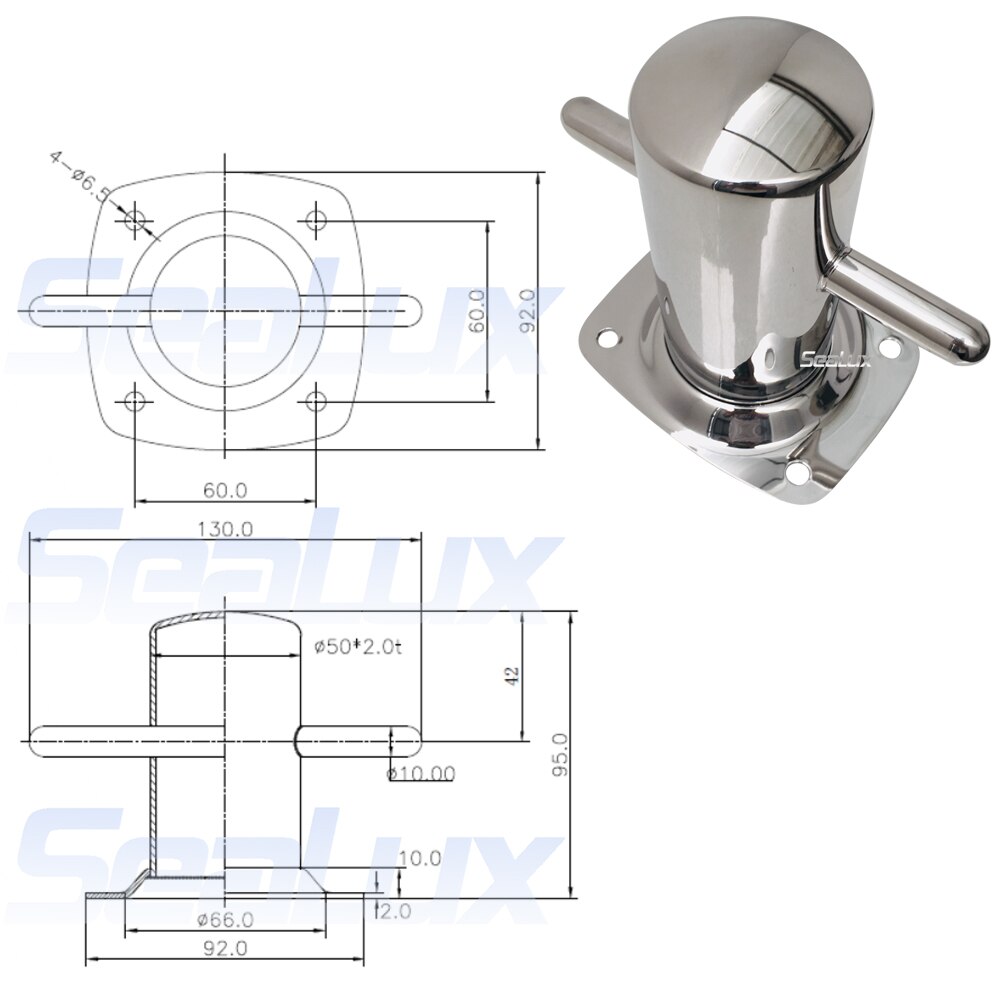 Snap Fastener Press Studs Kit 316 Marine Grade Stainless Steel - Foto 7