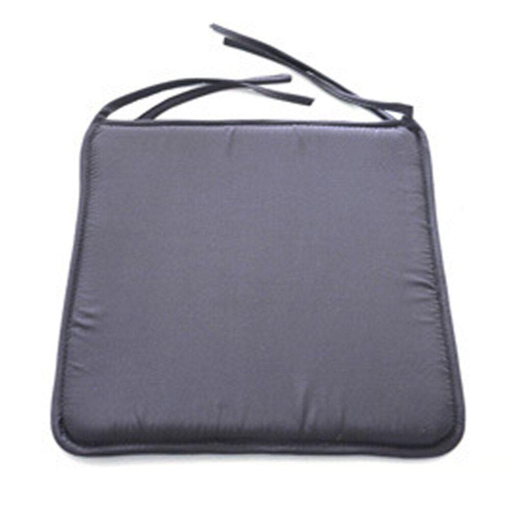 40x40cm Feste Terrasse Stuhl Kissen Tatami Schutz Hause Büro Esszimmer Platz Mit Kabel Dekoration Nicht Unterhose Sitz Pad Weichen: dunkel grau