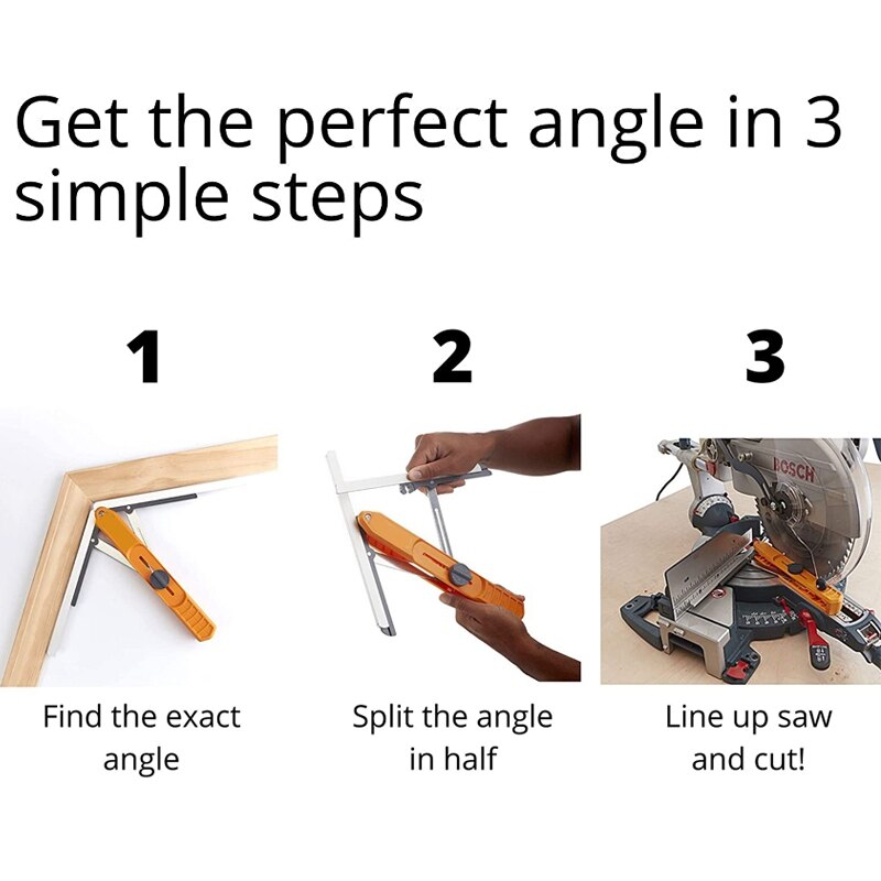 360 Degree Mitre Saw Protractor Angle Gauge Measur... – Grandado