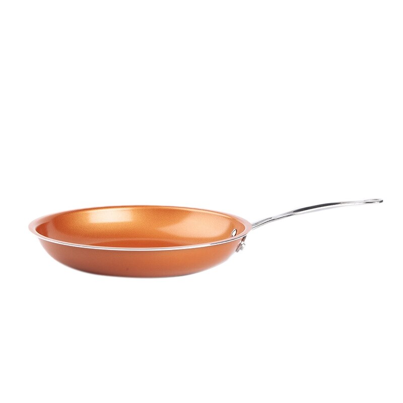 9-Inch Copper Saucepan Non-Stick Fry Pan Steak Frying Pan With Long Handle