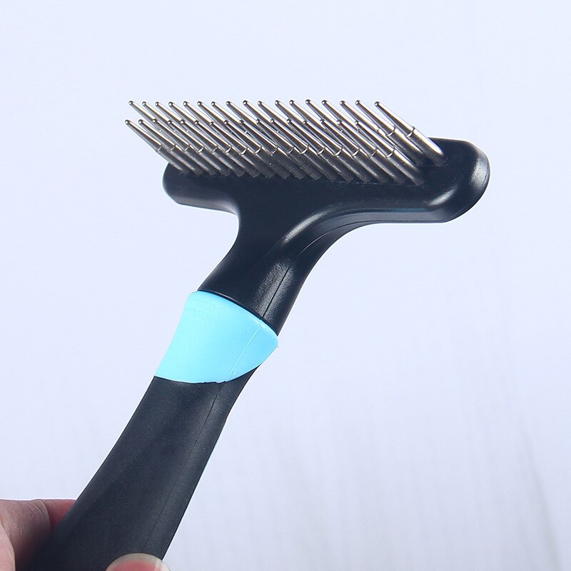 Huisdier Furmins Ontharing Kam Hond Korte Medium Haar Borstel Handvat Borstel Accessoires Kam Voor Katten Grooming Tool