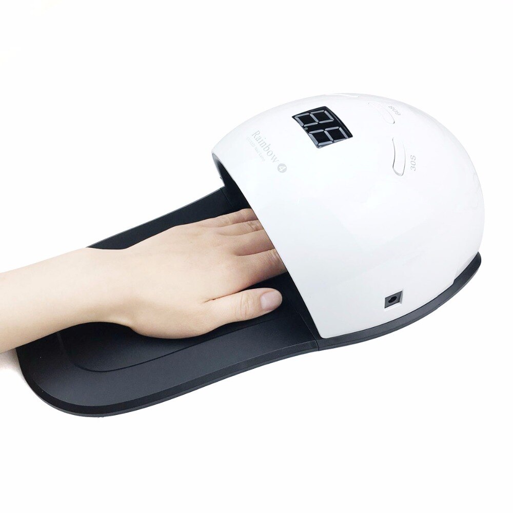 Lámpara LED UV para secar esmalte de uñas en gel, con 30LED, 72W o 48W, lámpara UV LED con Sensor y accesorios Nail Art en la parte inferior de los pies