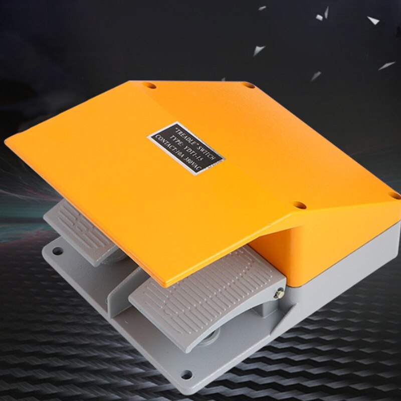 YDT1-15 Foot Switch Pedal Foot Control Switch 380V 10A Double Pedal Use for Bending Machine Punch