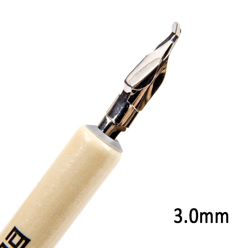 Lifemaster jujiang nib pen / springvand dip pen rundt tip til kalligrafi / tegneserie maleri / musikalsk notation kunst: 3mm
