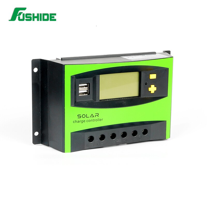 PWM 40A solar panel charge controller three charging home power system