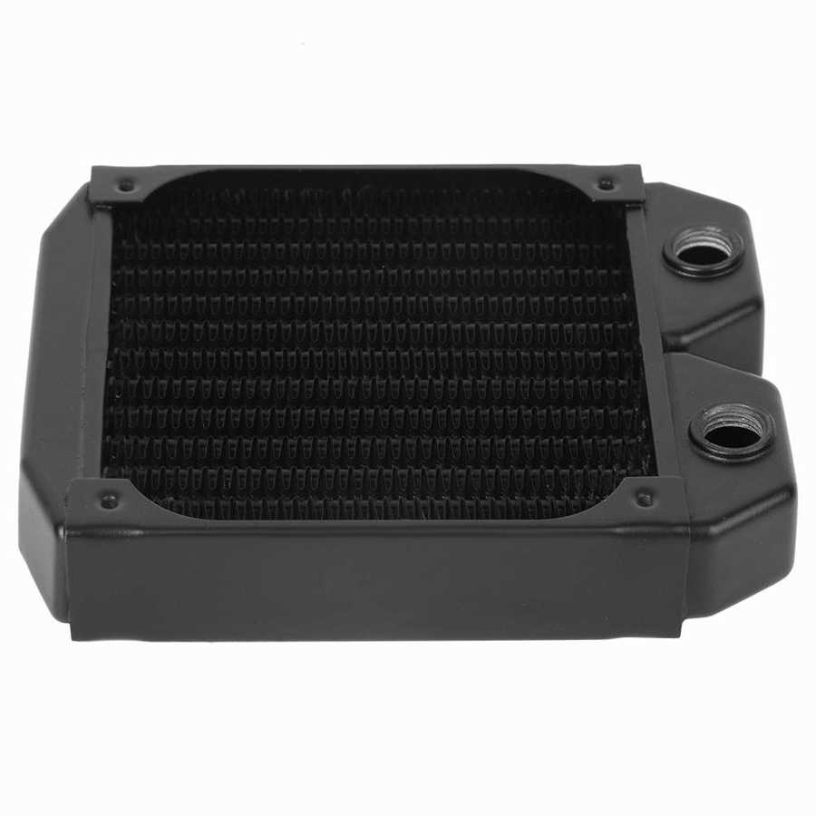 Aluminum 12 Flat Tube CPU Cooler Water Cooling Heat Exchanger Durable Computer Accessory