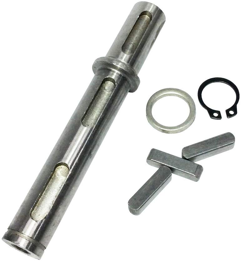 Enkele Uitgaande As Diameter 18Mm Voor Worm Reducer Enkele Output As + Pakkingen + S Ring + Hoek Pin voor Nmrv 040 Versnellingsbak