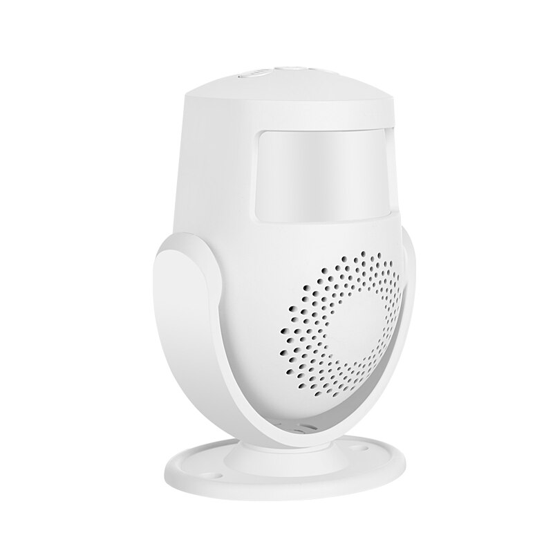 Security Alarm Doorbell Home Security PIR Motion Detection Welcome Chime Doorbell Anti-theft Alarm System Strobe Light Greet