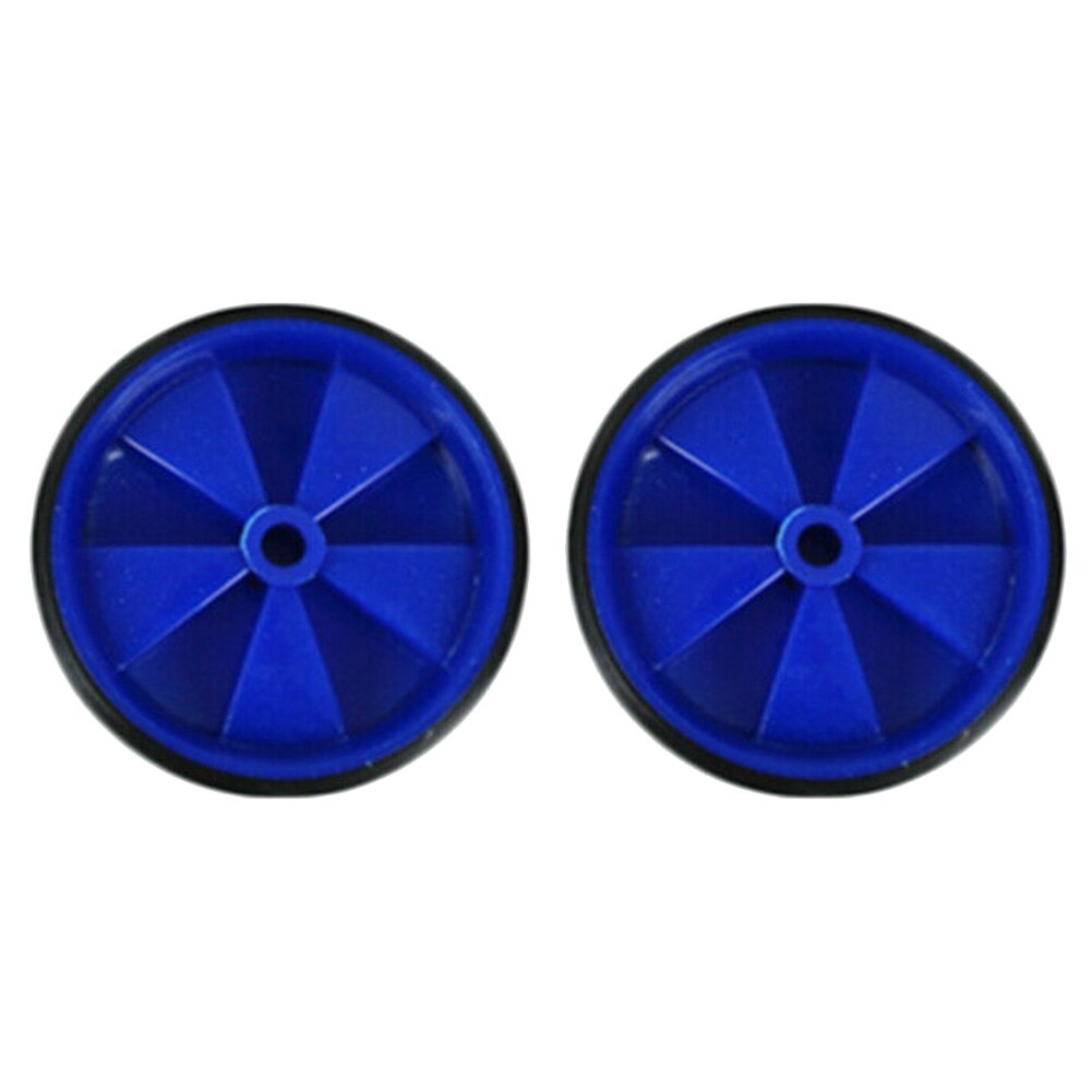 11 X 2.5cm Rubber Easy Install Durable Support Practical Cycling Balance Assist Stabilisers Bike Kids Bicycle Wheel Training: Blue