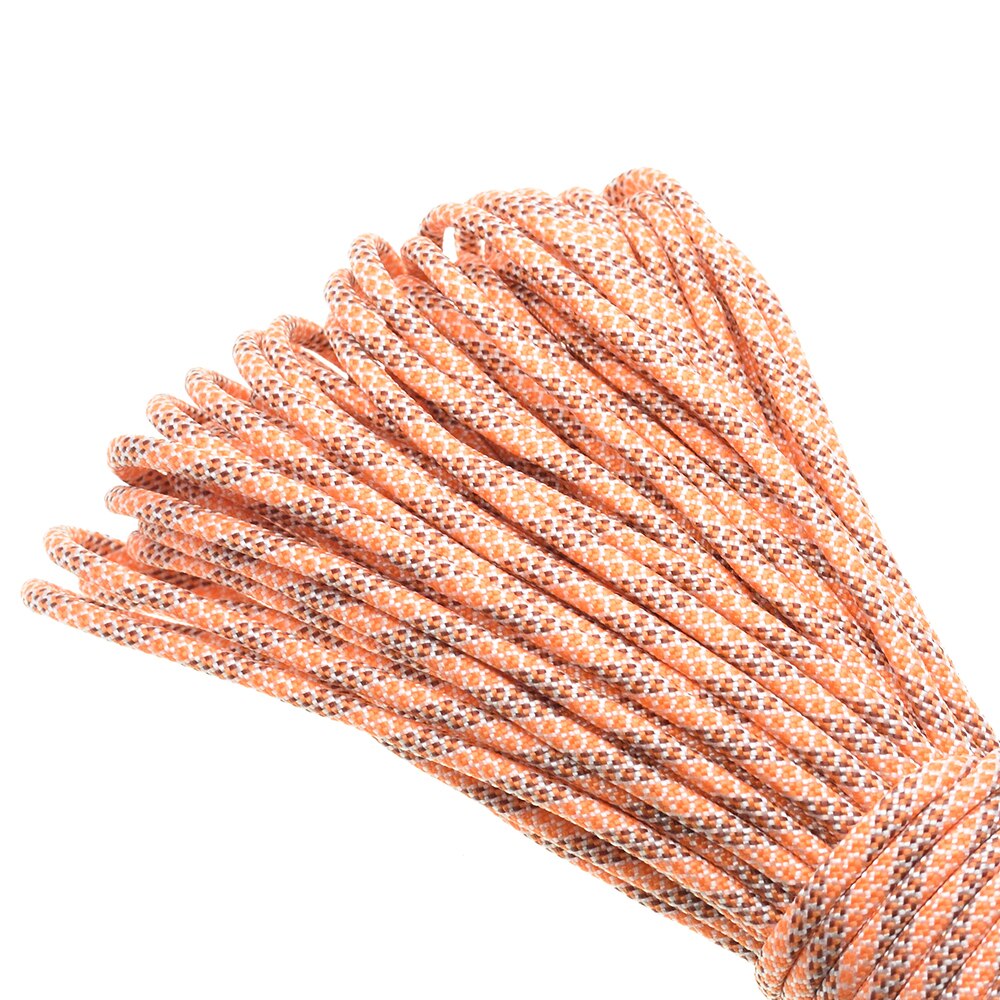 1 Stück 100ft 550 Paracord Fallschirm schnur Schlüsselband Mil spez Typ III 7 Strang Kern zum Klettern Camping Schnallen Armbinde: Antike Durcheinander