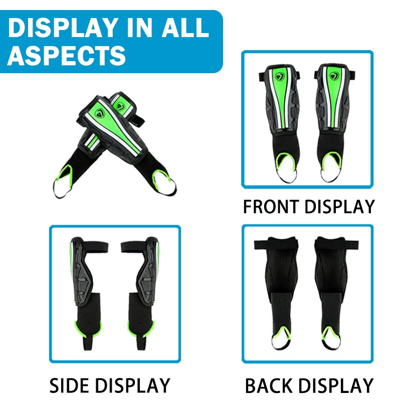 A Pair Soccer Shin Guards Hockey Shin Guard Ankle-support Soccer Match Training Protective Equipment Football Sports Protection