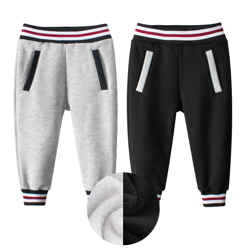 Boys Winter Pants Girls Baby Infant Sports Warm Trousers Kids Thick Pants Children Long Trousers 2-7 Years Kids Toddler Pants