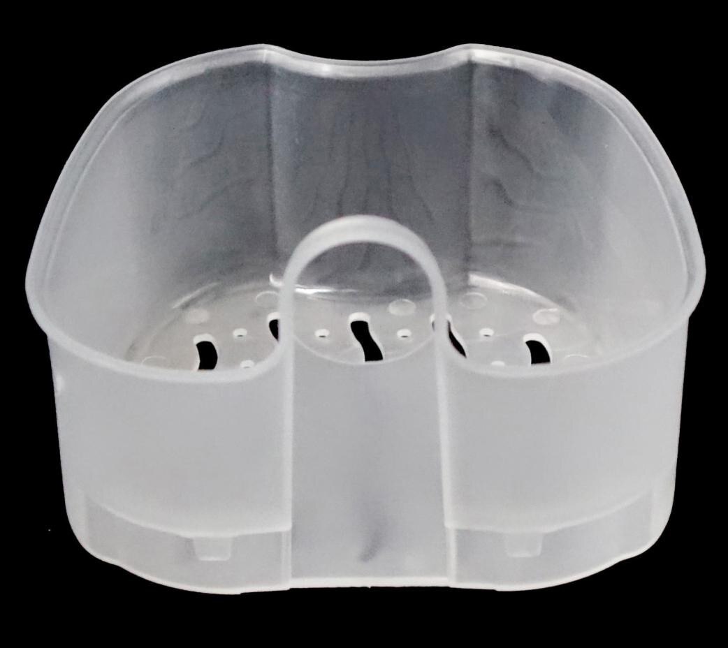 #H40 Denture Bath Box Cleaning Teeth Case False Teeth Storage Box With Hanging Net Container Container Denture Boxs