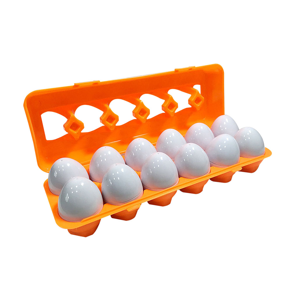Parrede æg farvematchende ægsæt førskolelegetøj farvegenkendelse færdigheder lærelegetøj til småbørn emulering puslespil